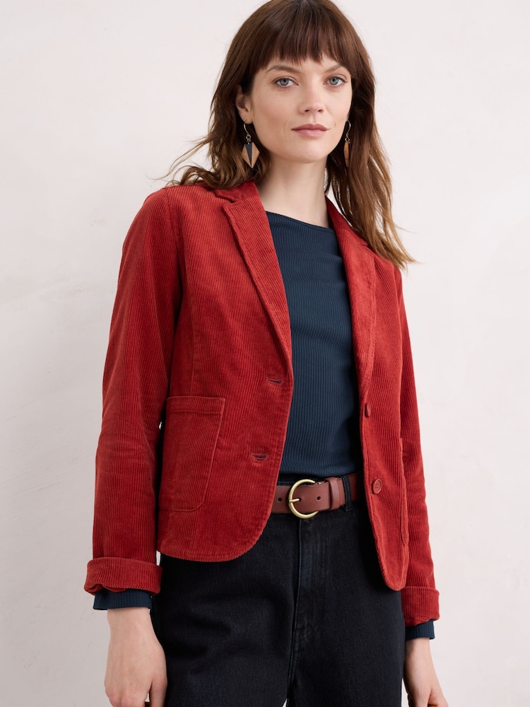 Seasalt Cornwall Red Heald Blazer - Image 2 of 5