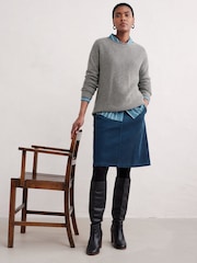 Seasalt Cornwall Blue Dovetail Skirt - Image 1 of 5
