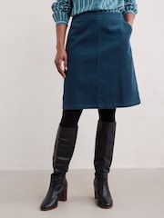 Seasalt Cornwall Blue Dovetail Skirt - Image 2 of 5