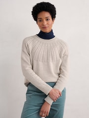 Seasalt Cornwall Natural Chat Jumper - Image 1 of 5