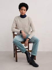 Seasalt Cornwall Natural Chat Jumper - Image 3 of 5