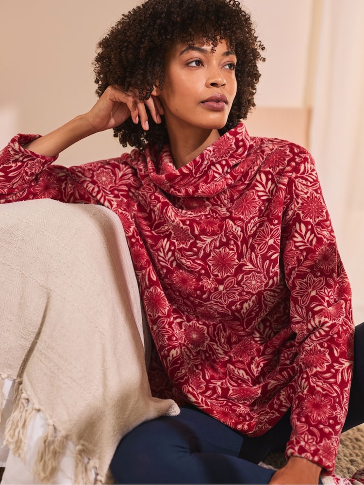 Seasalt Cornwall Red Snugsoft Sweat Top - Image 1 of 3