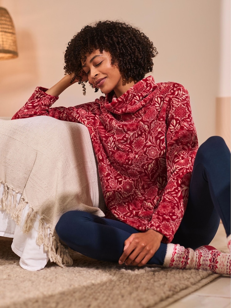 Seasalt Cornwall Red Snugsoft Sweat Top - Image 2 of 3