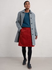 Seasalt Cornwall Red Dovetail 100% Organic Cotton Skirt - Image 3 of 5