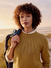Seasalt Cornwall Brown Chat Jumper - Image 3 of 5