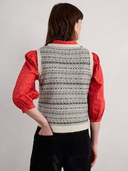 Seasalt Cornwall Natural Percella Cove Vest - Image 2 of 5