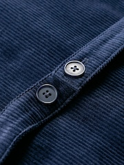 Seasalt Cornwall Blue Pinpoint 100% Cotton Waistcoat - Image 5 of 5