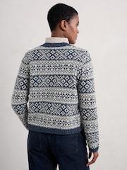 Seasalt Cornwall Dawson Pick pletena jopa Fairisle - Slika 2 iz 5