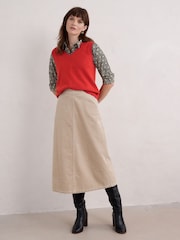 Seasalt Cornwall East View Vest V-Neck Vest - Image 3 of 7