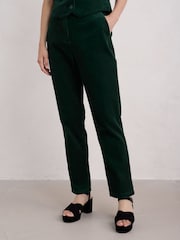 Seasalt Cornwall Green 100% Cotton Heald Trousers - Image 1 of 6