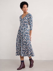Seasalt Cornwall Blue Tall Helena Dress - Image 1 of 5