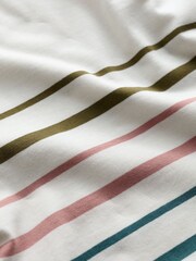 Seasalt Cornwall Falmouth Tri Shore Creek Stripes Sailor T-Shirt - Image 5 of 5