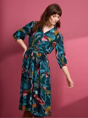 Seasalt Cornwall Black Multi Harbour Cove Dress - Image 3 of 7