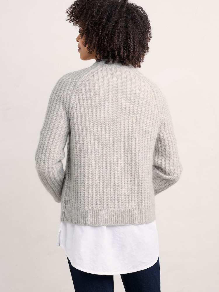 Seasalt Cornwall Natural Sand Thistle Cardigan - Image 2 of 5