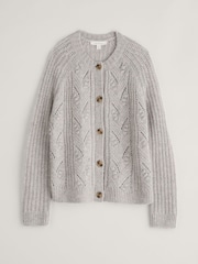 Seasalt Cornwall Natural Sand Thistle Cardigan - Image 4 of 5