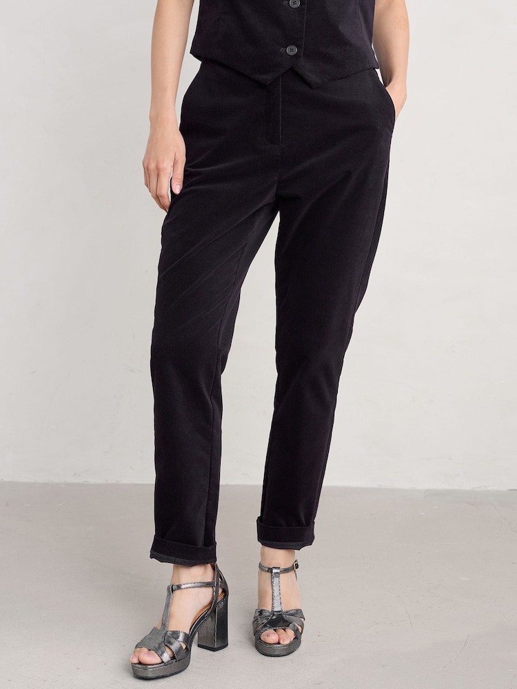 Seasalt Cornwall Black Star Rock Trousers - Image 1 of 5 Seasalt Cornwall Black Star Rock Trousers - Image 1 of 5