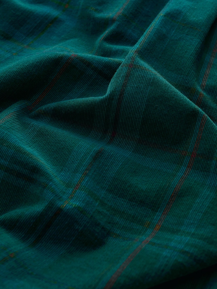Seasalt Cornwall Teal Blue Day Dream Cord Check Midi Skirt - Image 7 of 7 Seasalt Cornwall Teal Blue Day Dream Cord Check Midi Skirt - Image 7 of 7