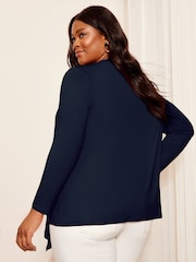 Friends Like These Navy Waterfall Cardigan - Image 4 of 4