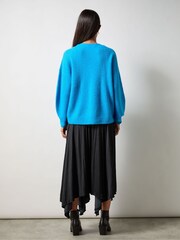 Ro&Zo Blue V-Neck Jumper - Image 2 of 3