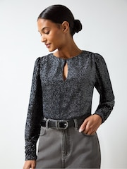 Ro&Zo Black Velvet Sparkle Bodies - Image 2 of 4