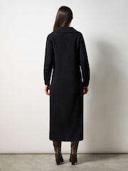 Ro&Zo Black Zip Through Knitted Dress - Image 3 of 4