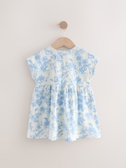 Light Blue Short Sleeve Jersey Summer Dress (3mths-7yrs) - Image 6 of 8