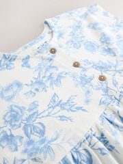 Light Blue Short Sleeve Jersey Summer Dress (3mths-7yrs) - Image 8 of 8