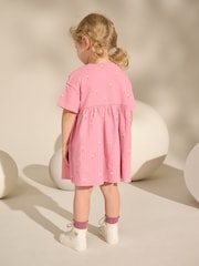 Pink Bunny Short Sleeve Jersey Summer Dress (3mths-7yrs) - Image 3 of 8