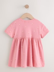 Pink Bunny Short Sleeve Jersey Summer Dress (3mths-7yrs) - Image 6 of 8