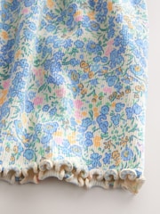 Blue Short Sleeve Jersey Summer Dress (3mths-7yrs) - Image 8 of 8