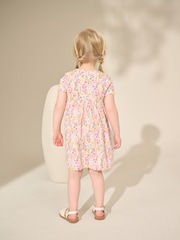 Floral Short Sleeve Jersey Summer Dress (3mths-7yrs) - Image 3 of 8