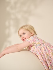 Floral Short Sleeve Jersey Summer Dress (3mths-7yrs) - Image 4 of 8