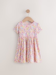 Floral Short Sleeve Jersey Summer Dress (3mths-7yrs) - Image 5 of 8
