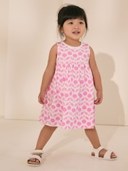 Pink Sleeveless Jersey Summer Dress (3mths-7yrs) - Image 1 of 7