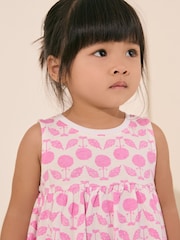 Pink Sleeveless Jersey Summer Dress (3mths-7yrs) - Image 2 of 7