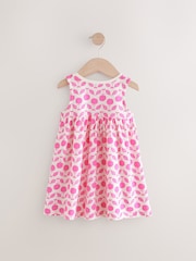 Pink Sleeveless Jersey Summer Dress (3mths-7yrs) - Image 5 of 7