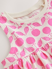 Pink Sleeveless Jersey Summer Dress (3mths-7yrs) - Image 6 of 7