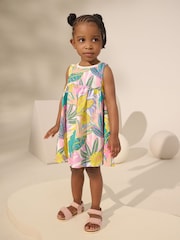 Multi Bright Sleeveless Jersey Summer Dress (3mths-7yrs) - Image 2 of 8