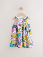 Multi Bright Sleeveless Jersey Summer Dress (3mths-7yrs) - Image 5 of 8