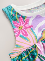 Multi Bright Sleeveless Jersey Summer Dress (3mths-7yrs) - Image 7 of 8