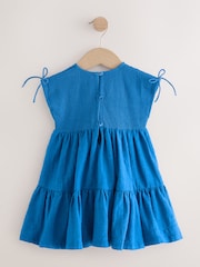Blue Sleeveless Lace Summer Dress (3mths-7yrs) - Image 6 of 10