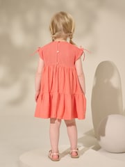 Roz - Rochie de vară Fără mânecă Dantelă (3m-7ani) - Imaginea 4 din 9