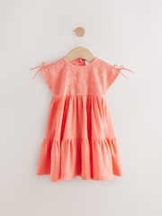 Roz - Rochie de vară Fără mânecă Dantelă (3m-7ani) - Imaginea 6 din 9