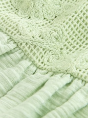 Sage Green Sleeveless Lace Summer Dress (3mths-7yrs) - Image 8 of 8