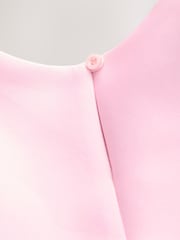 Pink Sleeveless Floral Party Dress (3mths-7yrs) - Image 9 of 9