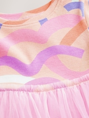 Rainbow Pink Mesh Party Dress (3mths-7yrs) - Image 7 of 8