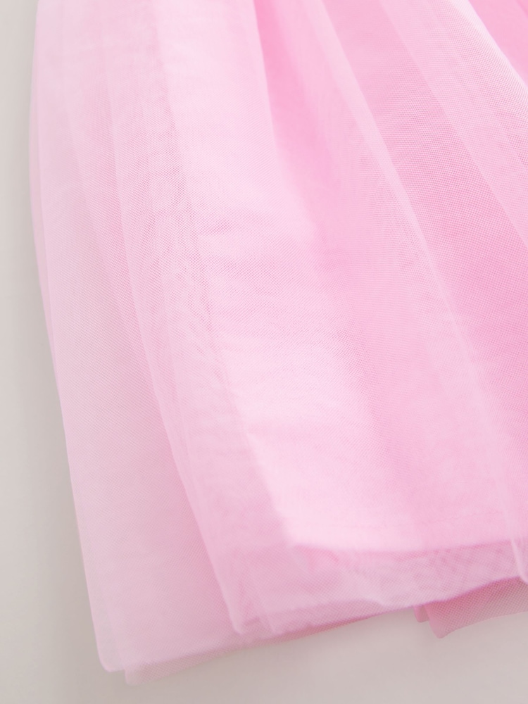 Rainbow Pink Mesh Party Dress (3mths-7yrs) - Image 8 of 8