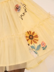 Yellow Character Mesh Party Dress (3mths-7yrs) - Image 4 of 10