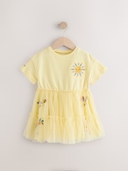 Yellow Character Mesh Party Dress (3mths-7yrs) - Image 5 of 10