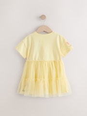 Yellow Character Mesh Party Dress (3mths-7yrs) - Image 6 of 10